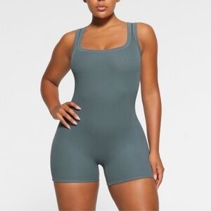 Skims Cotton Rib Onesie Stretch - Size L